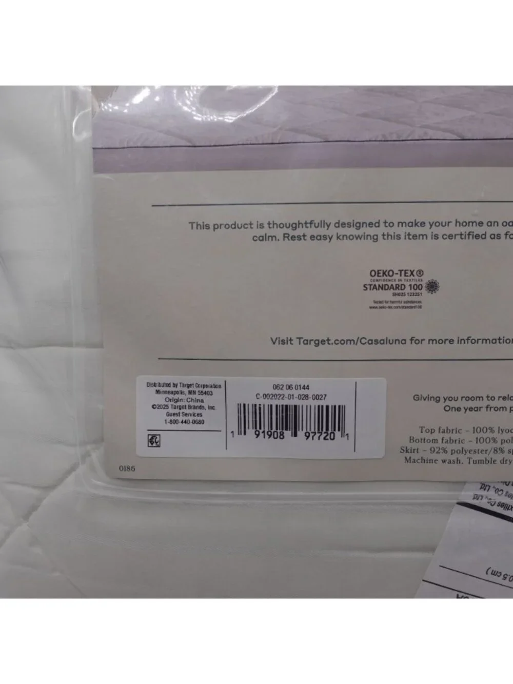 NWD Casaluna Cool Plush Mattress Pad White Full Comfort Home Deco